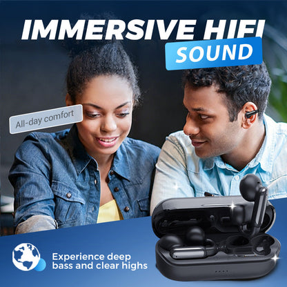 Waterproof Wireless Clip-On Earbuds