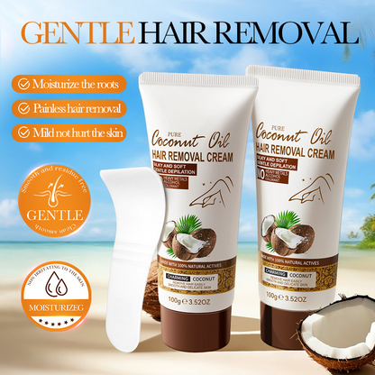 Coconut Oil Hair Removal Cream for Smooth Skin