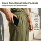 Men's Loose Fit Harem Pants with Drawstring Waist