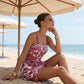 One-Piece Swimsuit with Matching Skirt Set