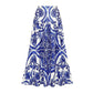 One-Piece Swimsuit with Matching Skirt Set