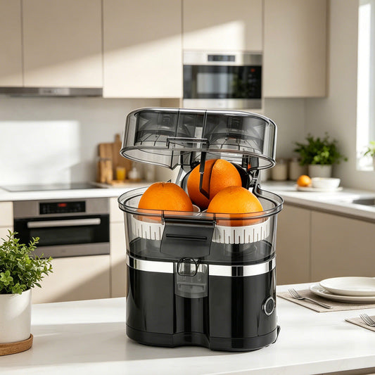 🍹Automatic citrus juicer with two spouts
